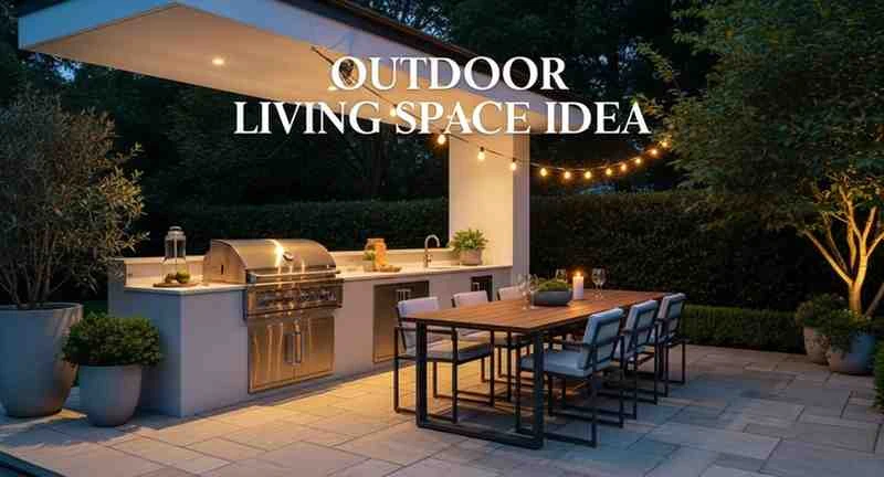 outdoor living space idea
