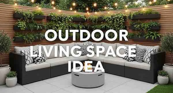 outdoor living space idea