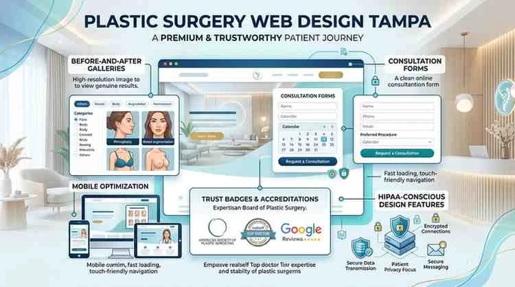plastic surgery web design tampa