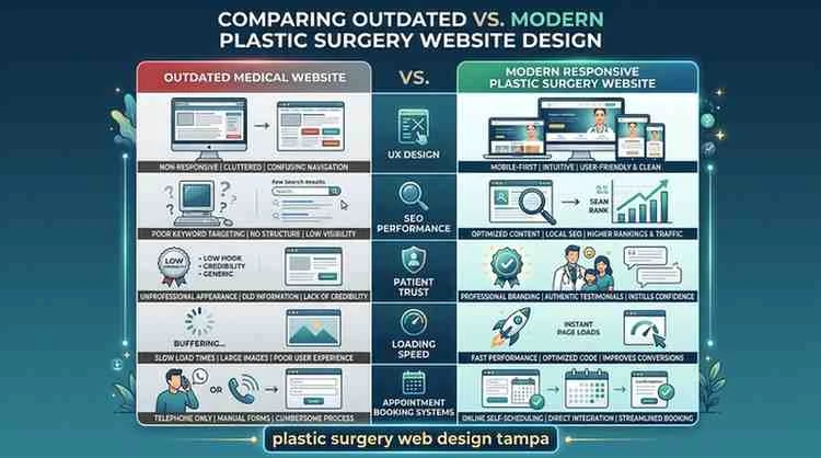 plastic surgery web design tampa