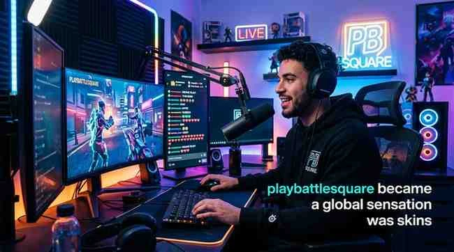 playbattlesquare became a global sensation was skins
