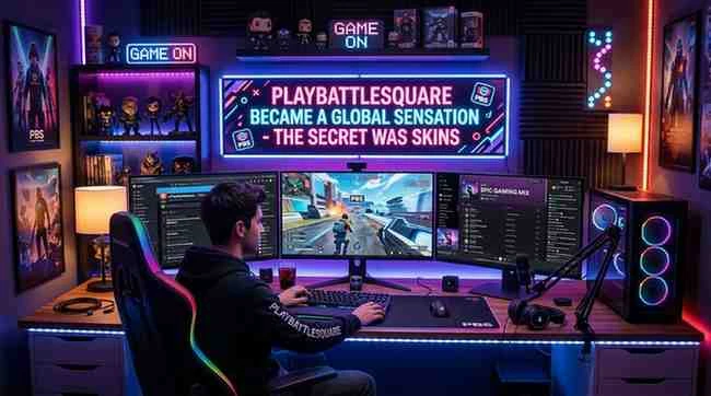 playbattlesquare became a global sensation was skins