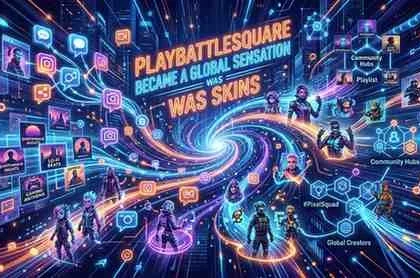 playbattlesquare became a global sensation was skins