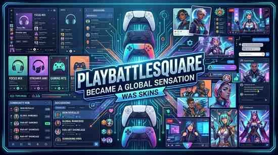 playbattlesquare became a global sensation was skins