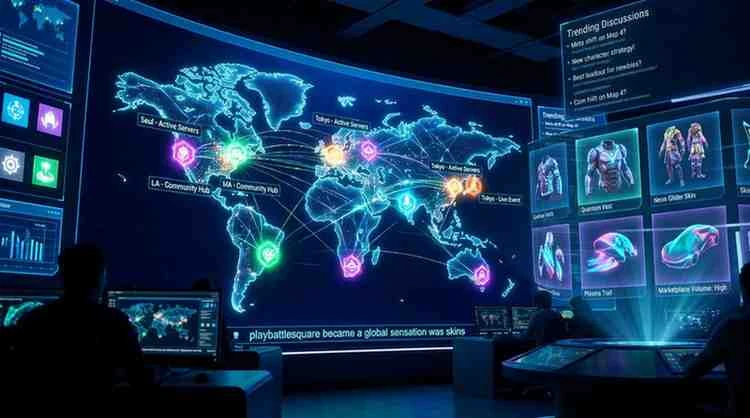 playbattlesquare became a global sensation was skins