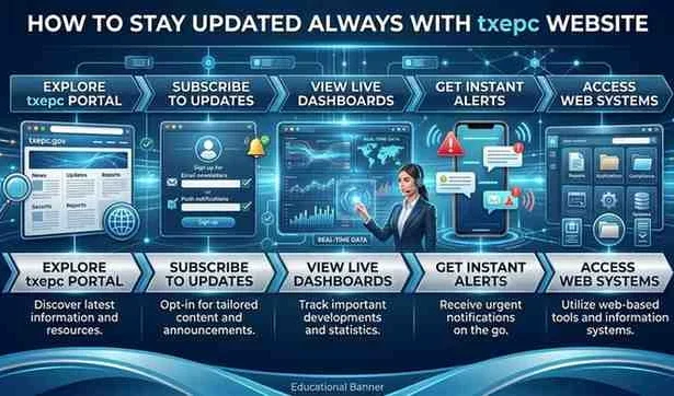 how to stay updated always with txepc website