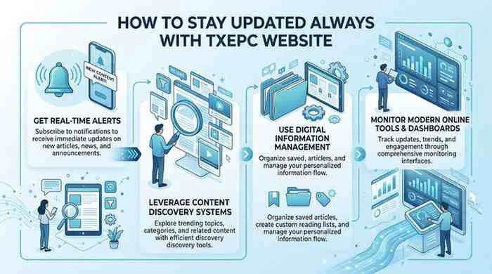 how to stay updated always with txepc website