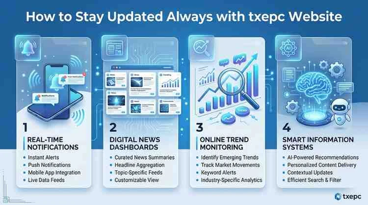 how to stay updated always with txepc website